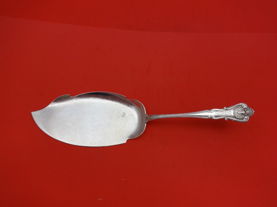 Durgin Sterling Silver Fish Server New Queens 10 3/8" Monogrammed (1 of 2)