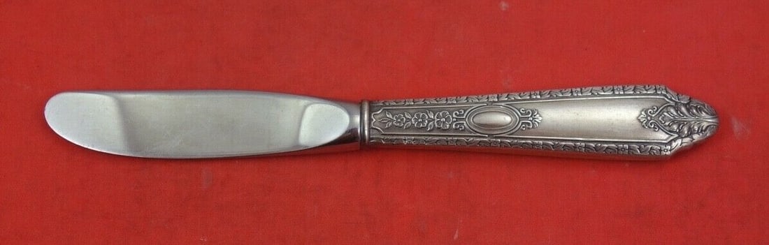 Gorham Cinderella Sterling Silver 6.25" Butter Spreader Knife: Gorham Cinderella Sterling Silver 6.25" Butter Spreader Knife This elegant butter spreader is from the Cinderella pattern by Gorham, crafted from high-quality sterling silver. Measuring 6 1/4 inches,