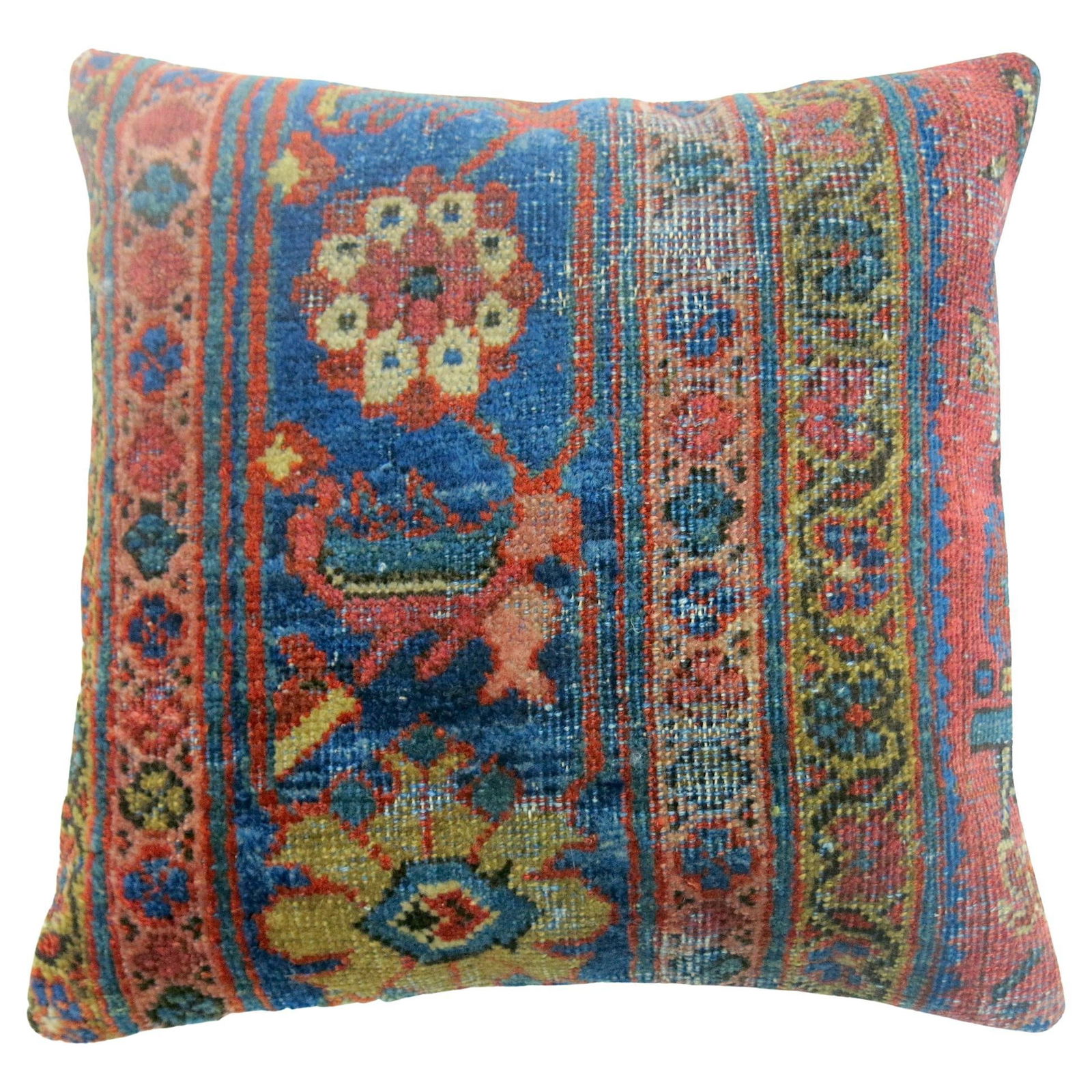 Antique Persian Mahal Pillow 17x17 Sultanabad Style (1 of 4)
