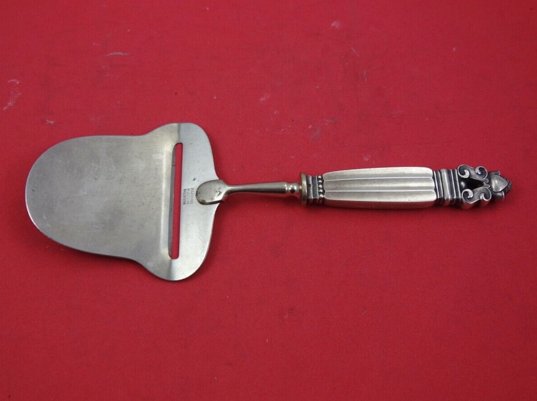 Georg Jensen Acorn Sterling Silver Cheese Plane 8 1/4 Inches (1 of 2)