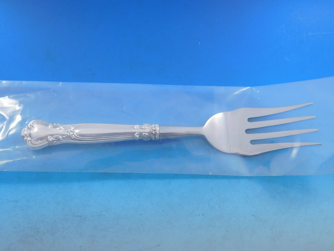 Gorham Chantilly Sterling Silver 9 1/8" Buffet Fork Custom Made: Gorham Chantilly Sterling Silver 9 1/8" Buffet Fork Custom Made Elevate your dining experience with this exquisite buffet fork from the Chantilly pattern by Gorham. Crafted from high-quality sterling