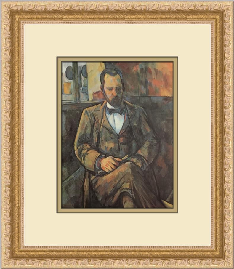 Paul Cezanne Portrait of Ambroise Vollard Custom Framed Print 14x12 Impressionism: Paul Cezanne Portrait of Ambroise Vollard Custom Framed Print 14x12 Impressionism This custom framed print features Paul Cezanne's renowned artwork, "Portrait of Ambroise Vollard." Measuring 14 in hei