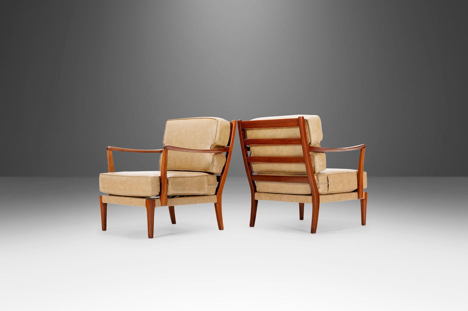 Mid-Century Modern Loven Style Lounge Chairs Set of 2 by Arne Norrell (1 of 10)