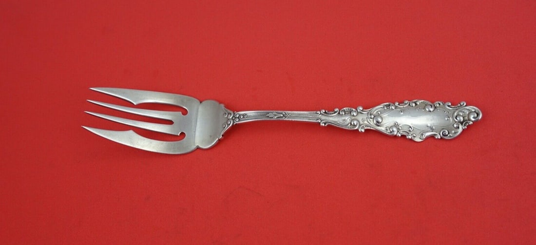 Gorham Luxembourg Sterling Silver 4-Tine Fish Fork Monogrammed 6 7/8" (1 of 2)