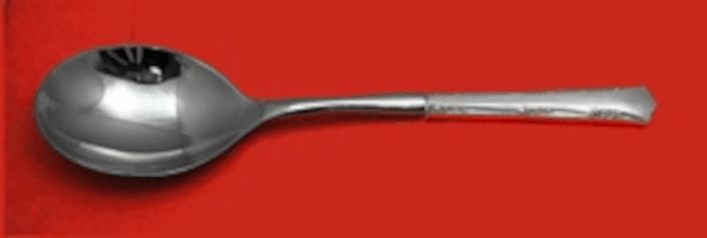 Gorham Greenbrier Sterling Silver Casserole Spoon 11 1/4 Custom Made: Gorham Greenbrier Sterling Silver Casserole Spoon 11 1/4 Custom Made This exquisite casserole spoon is a stunning piece from the Greenbrier pattern by Gorham. Crafted from sterling silver, this custom