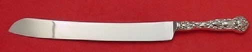 Alvin Bridal Rose Sterling Silver Wedding Cake Knife 12 Inch Custom Made: Alvin Bridal Rose Sterling Silver Wedding Cake Knife 12 Inch Custom Made This exquisite Bridal Rose wedding cake knife, crafted by Alvin, features a stunning sterling silver hollow handle and a stainl