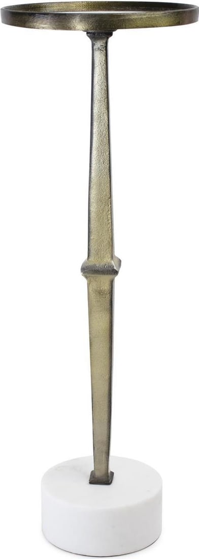 Howard Elliott Cin Cin Antique Style Table Cast Aluminum Marble Mirror: Howard Elliott Cin Cin Antique Style Table Cast Aluminum Marble Mirror Introducing the Luxurious Howard Elliott Design Table, a stunning piece that blends antique charm with modern functionality. Craf