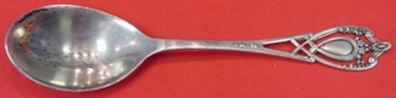 Lunt Monticello Sterling Silver Sugar Spoon 5 3/4 Serving Utensil (1 of 2)