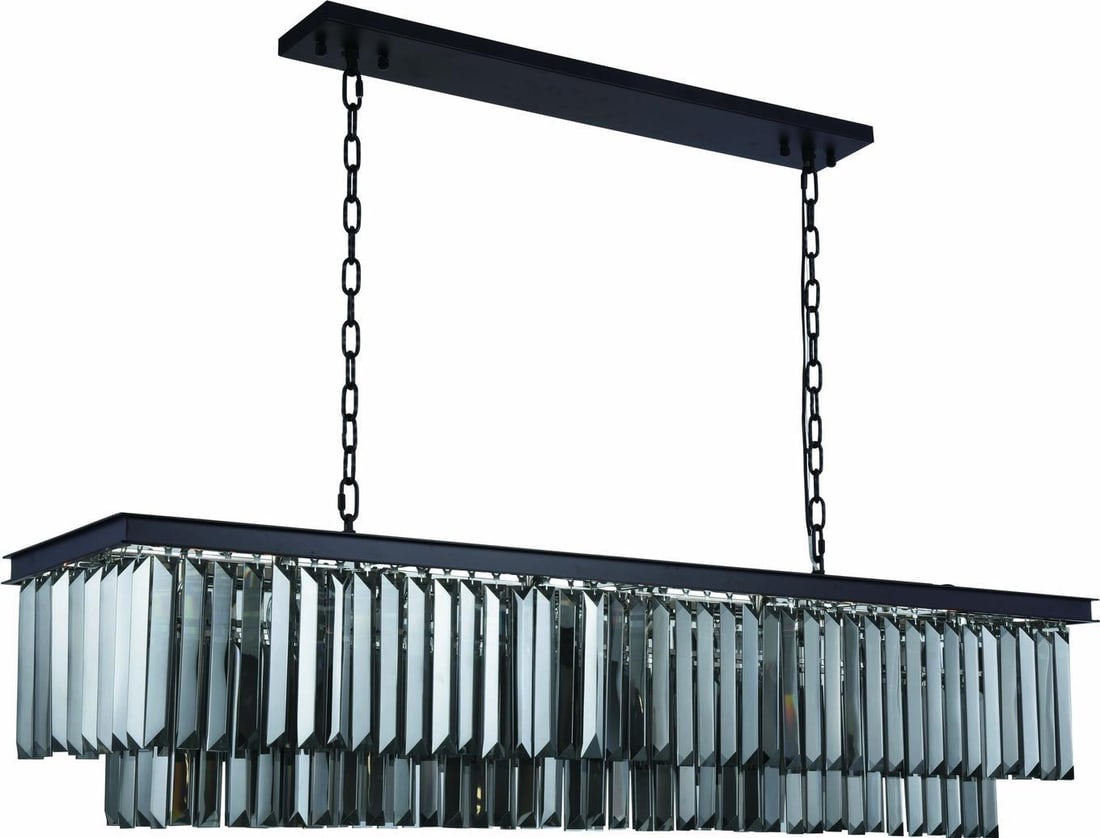 Sydney Collection Pendant Light with Royal-Cut Crystal and Matte Black Finish: Sydney Collection Pendant Light with Royal-Cut Crystal and Matte Black Finish This un-used Sydney pendant light combines modern elegance with a sophisticated design. Featuring a matte black finish, si