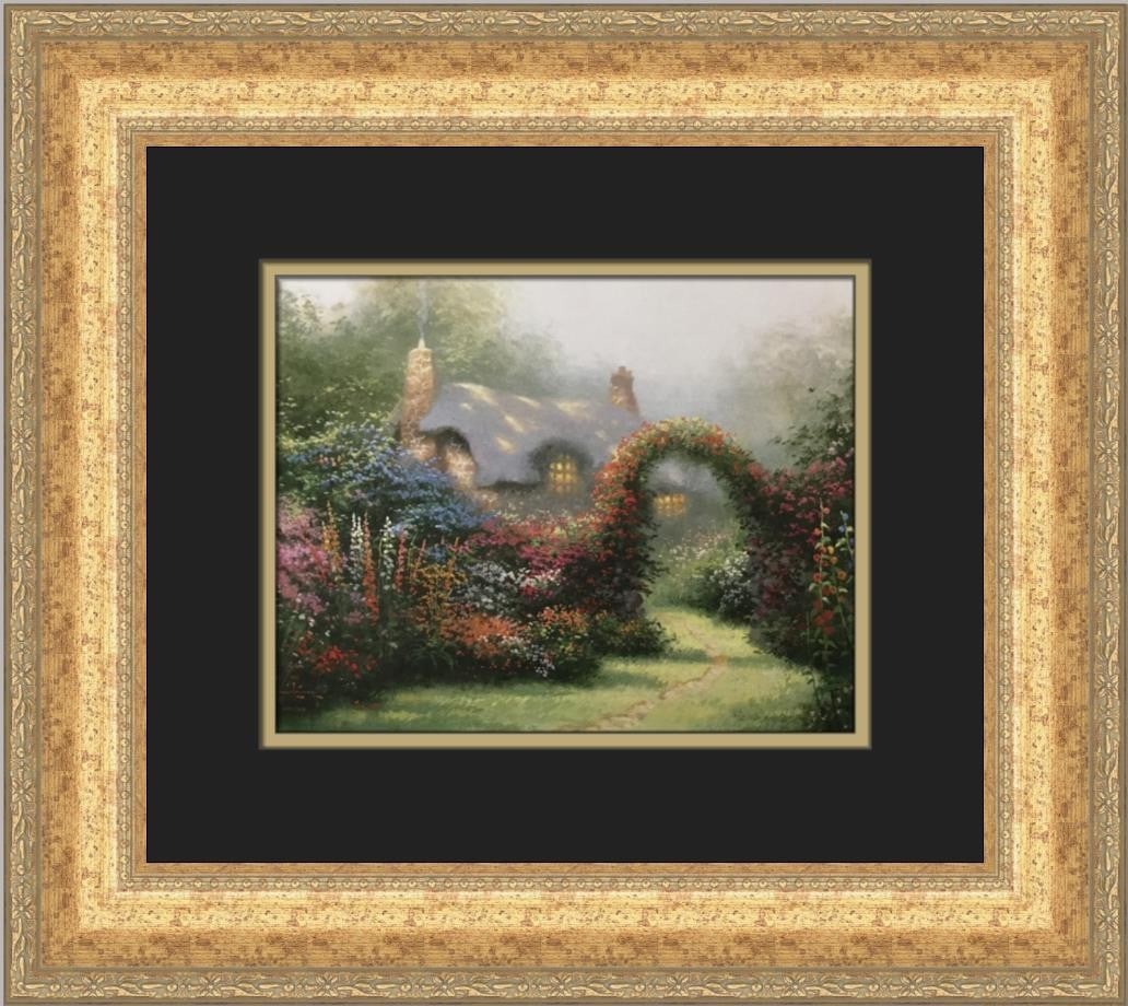 Thomas Kinkade Glory of the Morning Custom Framed Print 16 x 18 (1 of 2)