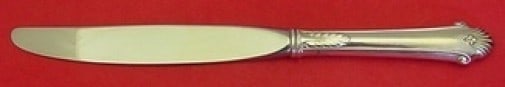 Gorham Edgemont Sterling Silver Dinner Knife 9 3/8 Modern Design: Gorham Edgemont Sterling Silver Dinner Knife 9 3/8 Modern Design This exquisite Edgemont dinner knife by Gorham is a stunning piece of flatware crafted from sterling silver. Featuring a modern design