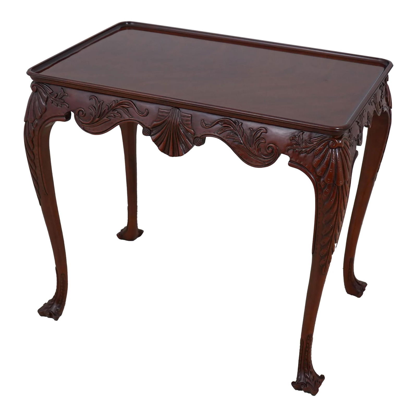 Kindel Irish Georgian Mahogany Tea Table 18th Century Design (1 of 10)