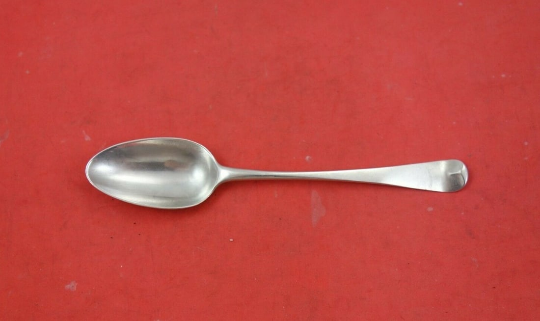 1768 Thomas & William Chawner Georgian Sterling Silver Dessert Spoon (1 of 2)