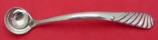 Gorham Sea Sculpture Sterling Silver Mustard Ladle Custom Made 4 5/8": Gorham Sea Sculpture Sterling Silver Mustard Ladle Custom Made 4 5/8" This exquisite mustard ladle features the beautiful Sea Sculpture pattern by Gorham. Crafted from high-quality sterling silver, th