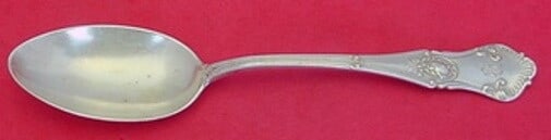 Gorham Regent Sterling Silver Place Soup Spoon 6 7/8 inch Monogrammed: Gorham Regent Sterling Silver Place Soup Spoon 6 7/8 inch Monogrammed This exquisite soup spoon from the Regent pattern by Gorham is crafted from high-quality sterling silver, reflecting the elegance