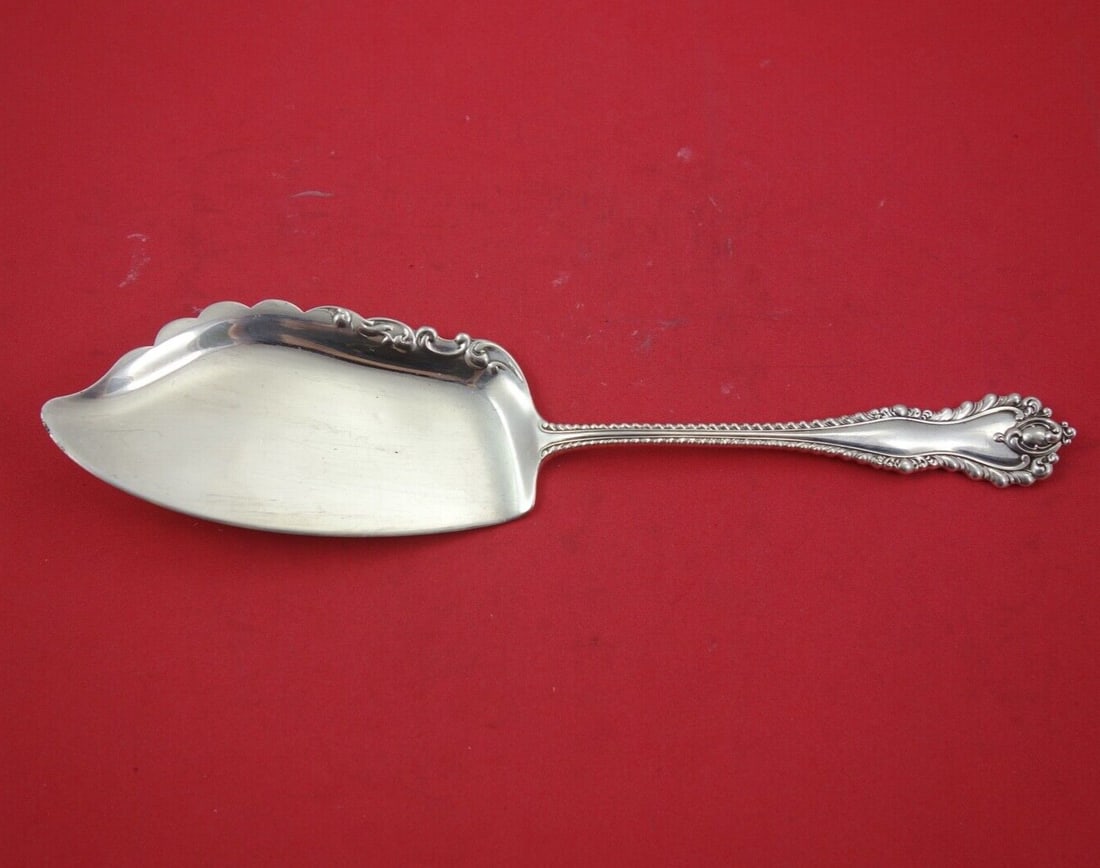 Dominick & Haff Sterling Silver Mazarin Sherbet Server 10 1/4": Dominick & Haff Sterling Silver Mazarin Sherbet Server 10 1/4" This exquisite sherbet server, crafted in sterling silver, features the elegant Mazarin pattern by Dominick & Haff. Measuring 10 1/4" in