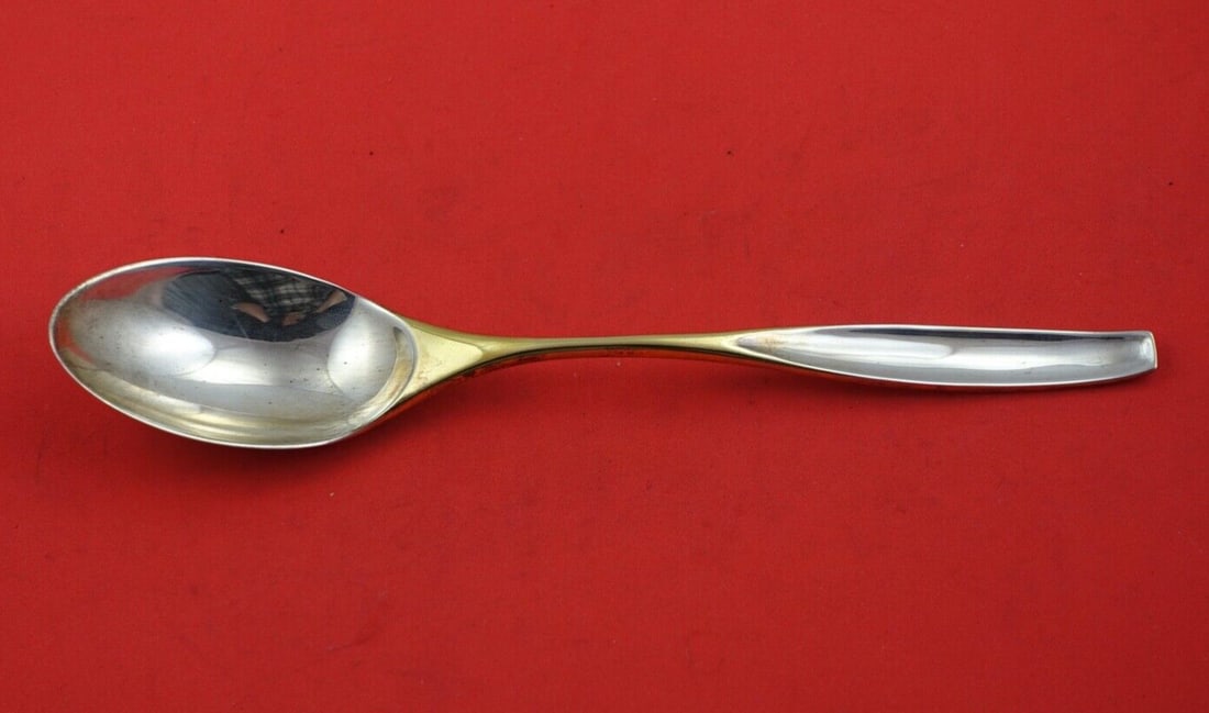 Kirk Golden Selene Sterling Silver Soup Spoon 7.5 Inches (1 of 2)
