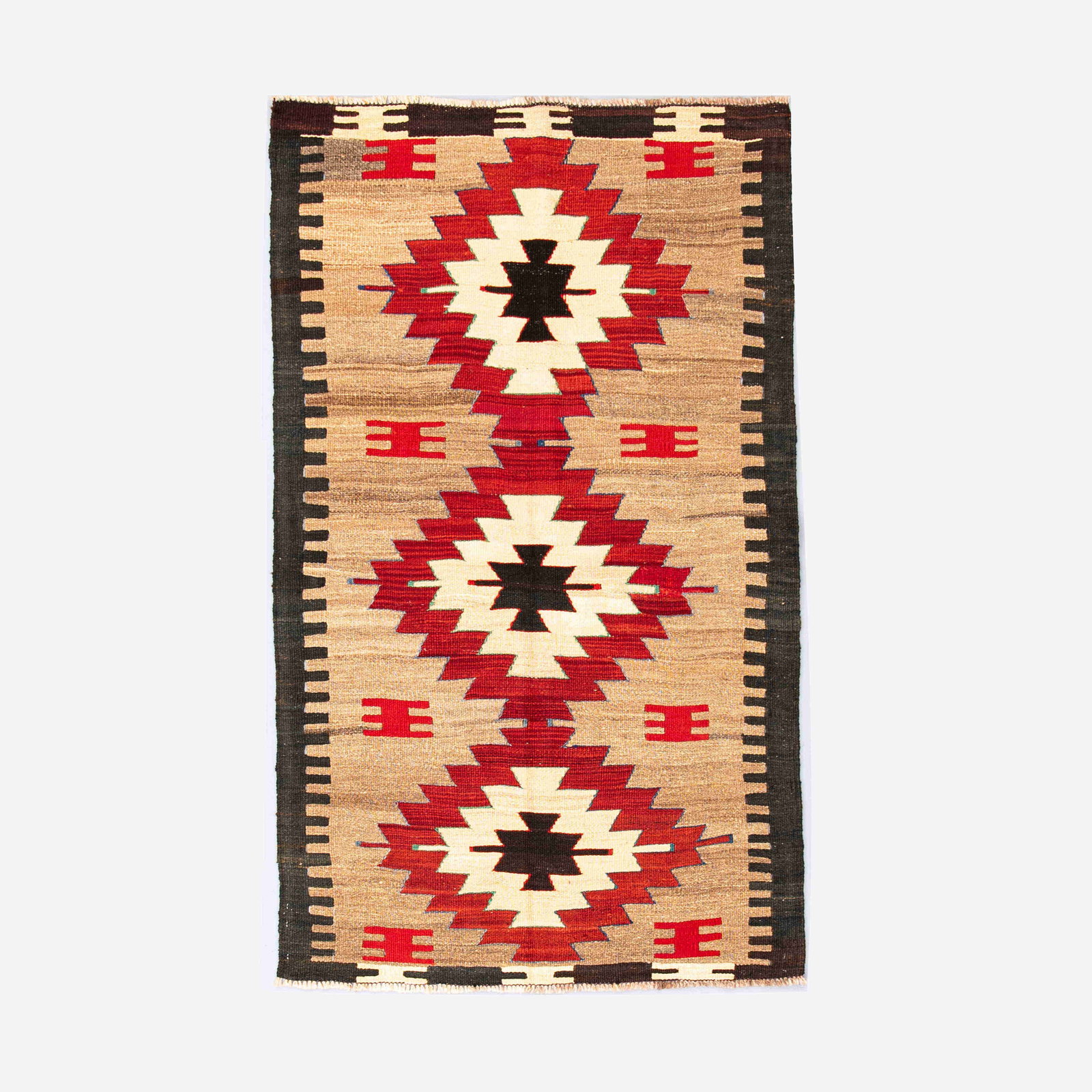 Authentic Handmade Anadol Kilim Wool Rug 36.2 x 65.7 Inches: Authentic Handmade Anadol Kilim Wool Rug 36.2 x 65.7 Inches Discover the beauty of this Authentic Handmade Anadol Kilim, a stunning piece crafted from high-quality wool on wool. Originating from Anado