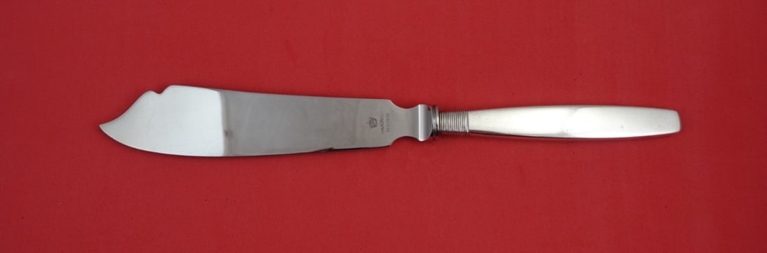 Frantz Hingelberg Silver Thread Sterling Cake Knife 9 5/8 Vintage (1 of 2)
