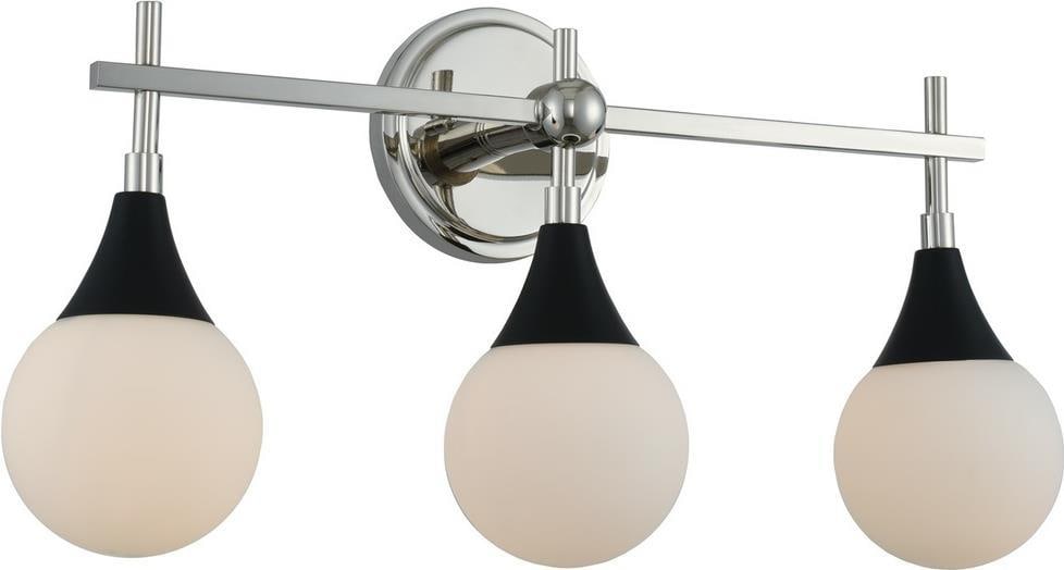 Mid-Century Modern Bath Fixture by Kalco Bogart Collection: Mid-Century Modern Bath Fixture by Kalco Bogart Collection Enhance your modern home with this stylish Mid-Century Bath Fixture, perfect for adding a touch of vintage charm. This fixture features a mat