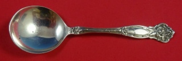 Wallace Carnation Sterling Silver Bouillon Spoon 5 1/8 inches (1 of 1)