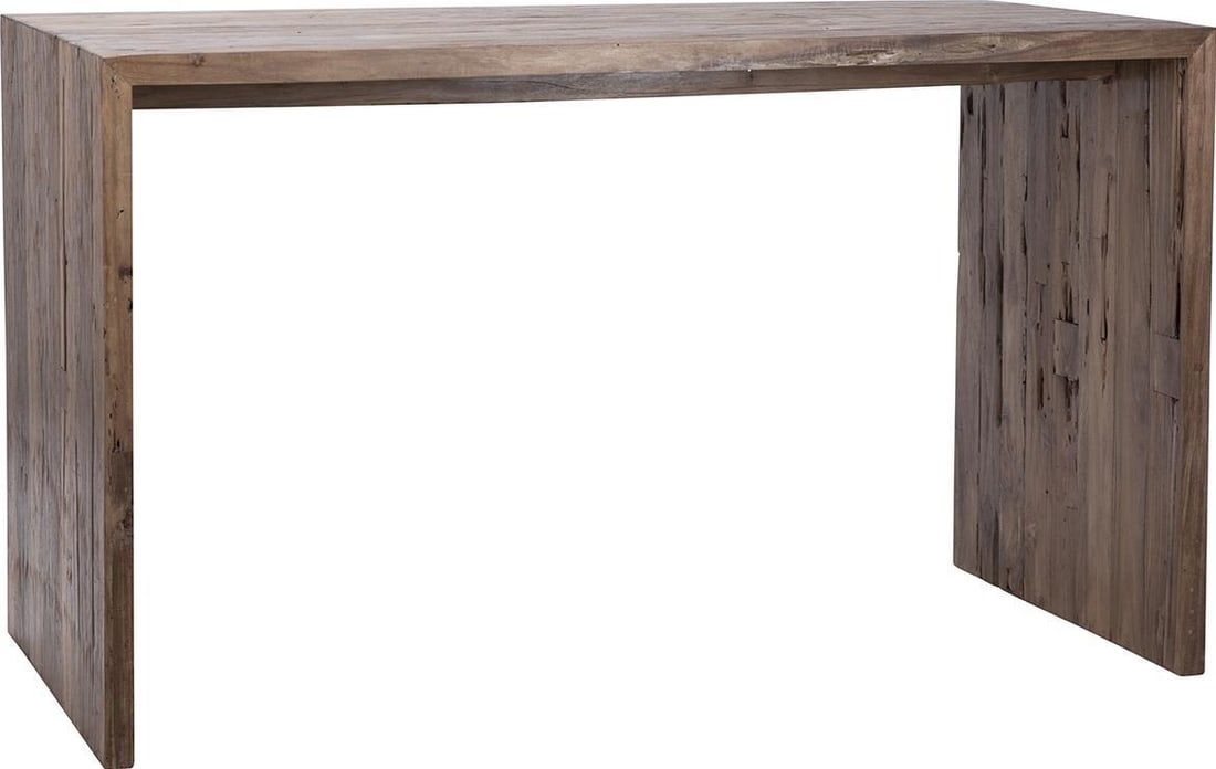 Chilton Rustic Reclaimed Teak Counter Table 35H x 60W x 30D (1 of 5)
