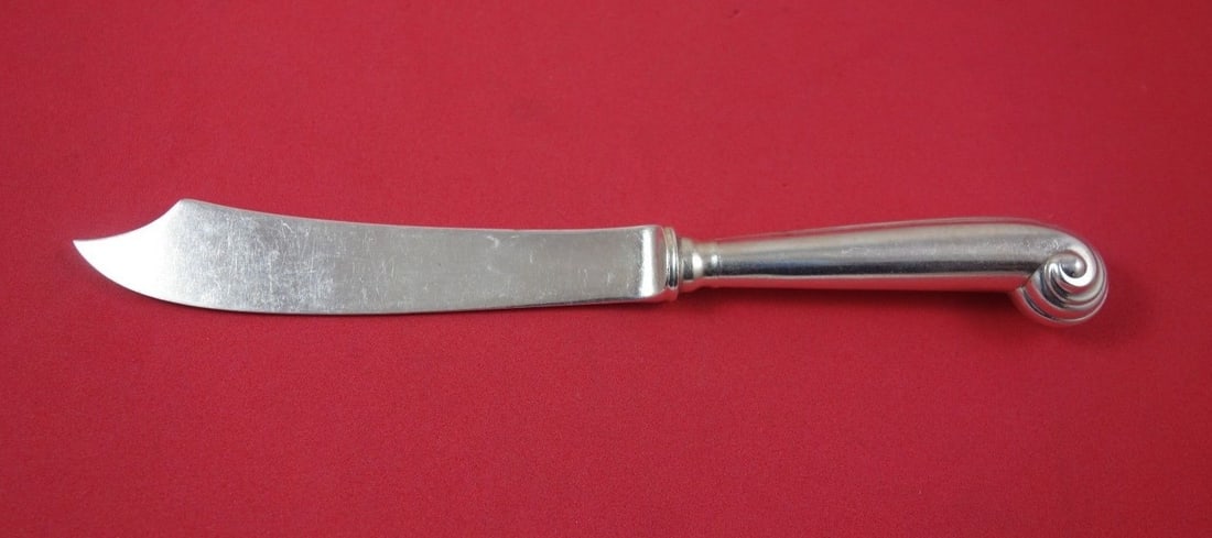 Worcester English Onslow Sterling Silver Fish Knife Pistol Grip 7 3/4" (1 of 1)