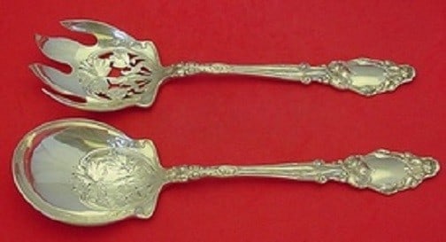 Gorham Virginiana Sterling Silver 2-Piece Salad Serving Set (1 of 1)