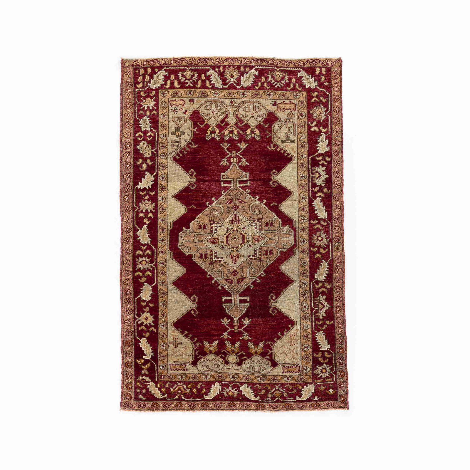 Handmade Anadol Wool Carpet 53.1 x 83.1 Authentic Design (1 of 8)