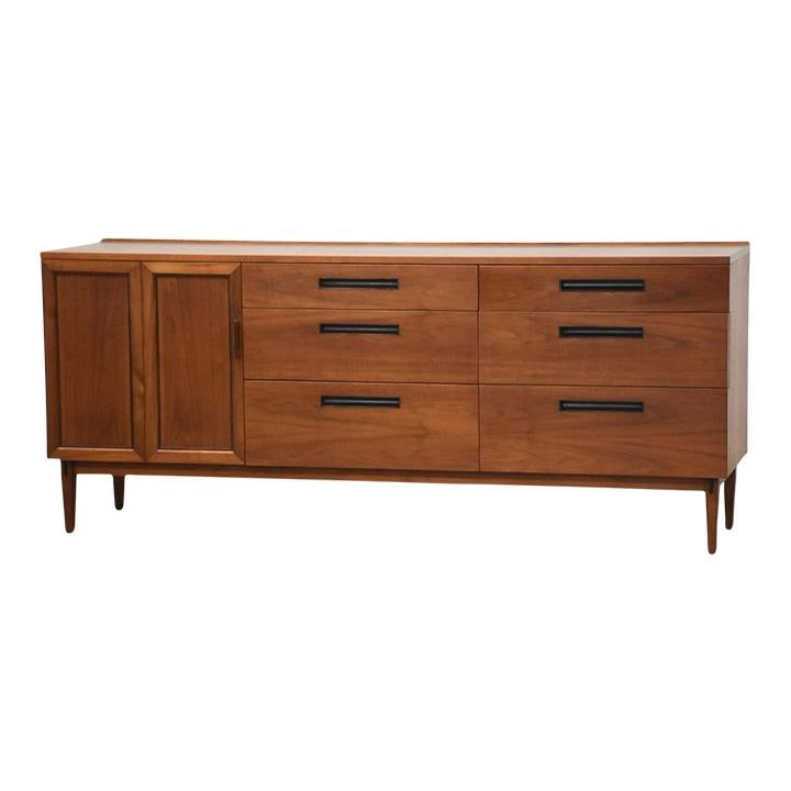1960s Kipp Stewart Walnut Credenza by Directional Calvin (1 of 9)