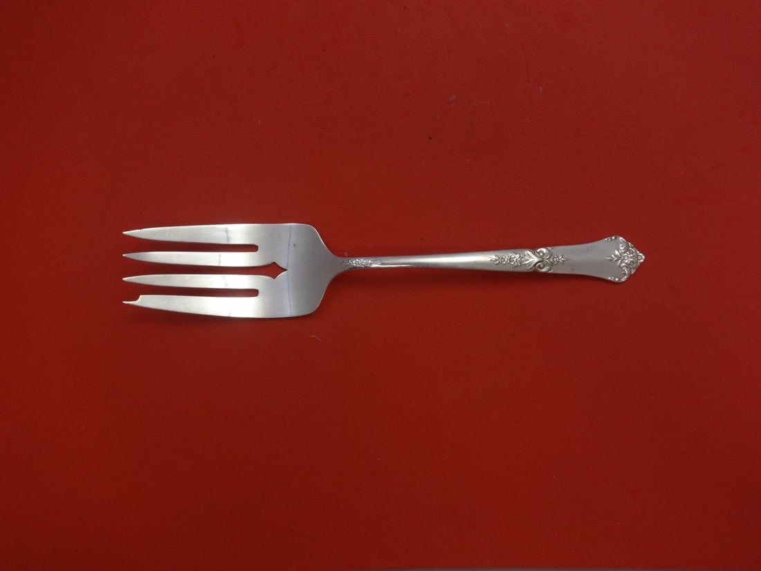 State House Stately Sterling Silver 8in Cold Meat Serving Fork: State House Stately Sterling Silver 8in Cold Meat Serving Fork This exquisite 8" serving fork from the Stately pattern by State House is crafted from high-quality sterling silver. Designed for