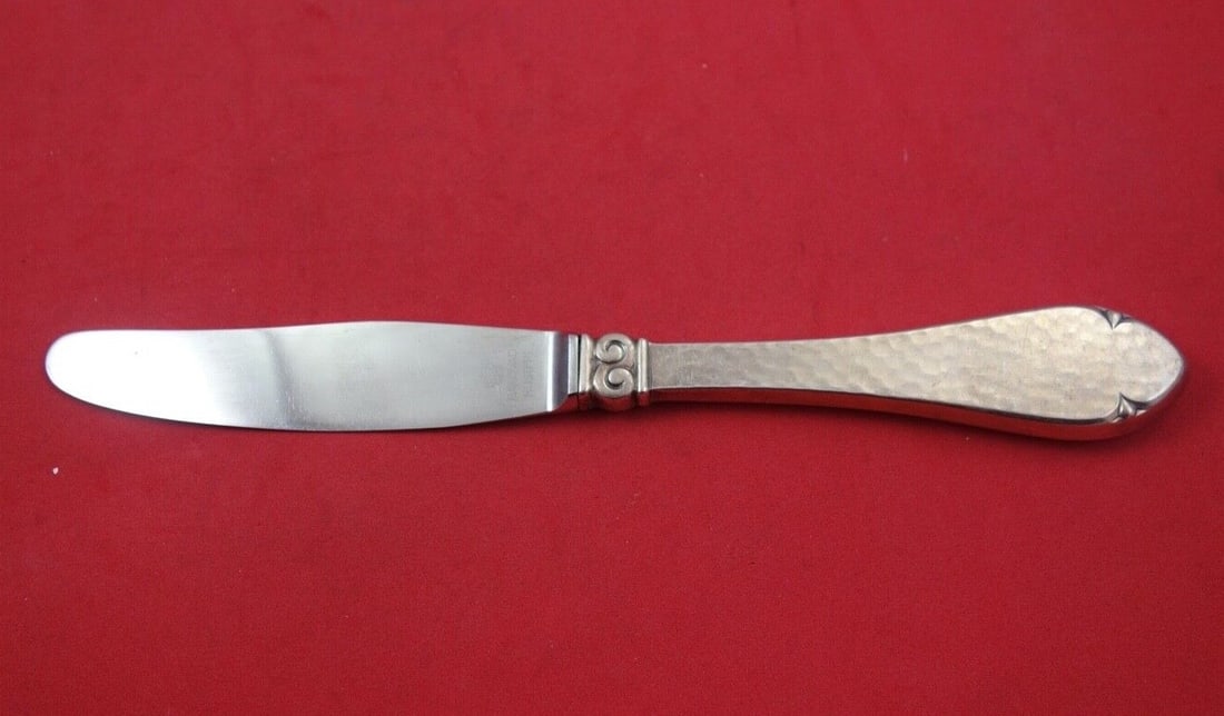 W&S Sorensen Bernstorff Sterling Silver Dinner Knife 8 3/4" (1 of 2)