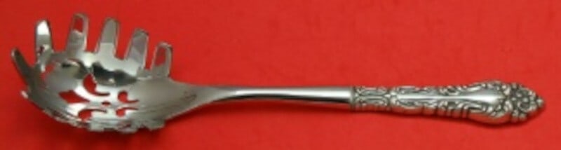 Amston Silver Athene Crescendo Sterling Silver Pasta Server 11" Custom Made: Amston Silver Athene Crescendo Sterling Silver Pasta Server 11" Custom Made This exquisite pasta server, custom made in the Athene / Crescendo pattern by Amston Silver, is crafted from high-quality st