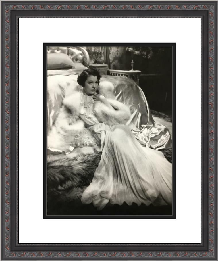 Alice Brady Custom Framed Reproduction Print 15 x 18 Ornate Black Frame: Alice Brady Custom Framed Reproduction Print 15 x 18 Ornate Black Frame This beautifully custom framed reproduction print features Alice Brady in a striking black and white design. The image itself me