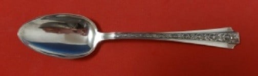 Frank Whiting Talisman Rose Sterling Silver Teaspoon 5.5 inches: Frank Whiting Talisman Rose Sterling Silver Teaspoon 5.5 inches This exquisite teaspoon features the Talisman Rose pattern by Frank M. Whiting, crafted from high-quality sterling silver. Measuring 5 1