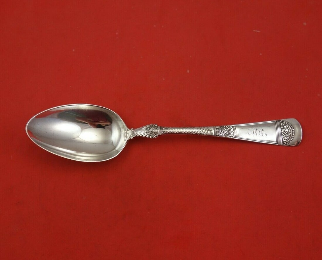 Gorham Empress Sterling Silver Serving Spoon 8 3/8 Inch (1 of 3)
