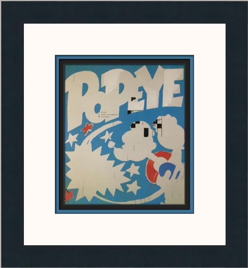 Andy Warhol Popeye Custom Framed Pop Art Print 12x12: Andy Warhol Popeye Custom Framed Pop Art Print 12x12 This custom framed print features the iconic work of renowned artist Andy Warhol, showcasing the beloved character Popeye. Created in 2000, this me