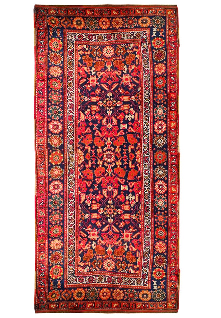 4' x 8' Aegean Blue Semi-Antique Russian Kazak Runner Handmade Wool: 4' x 8' Aegean Blue Semi-Antique Russian Kazak Runner Handmade Wool Free continental US Shipping Introducing the 4' x 8' Aegean Blue Semi-Antique Russian Kazak Runner, a stunning piece that beautifull