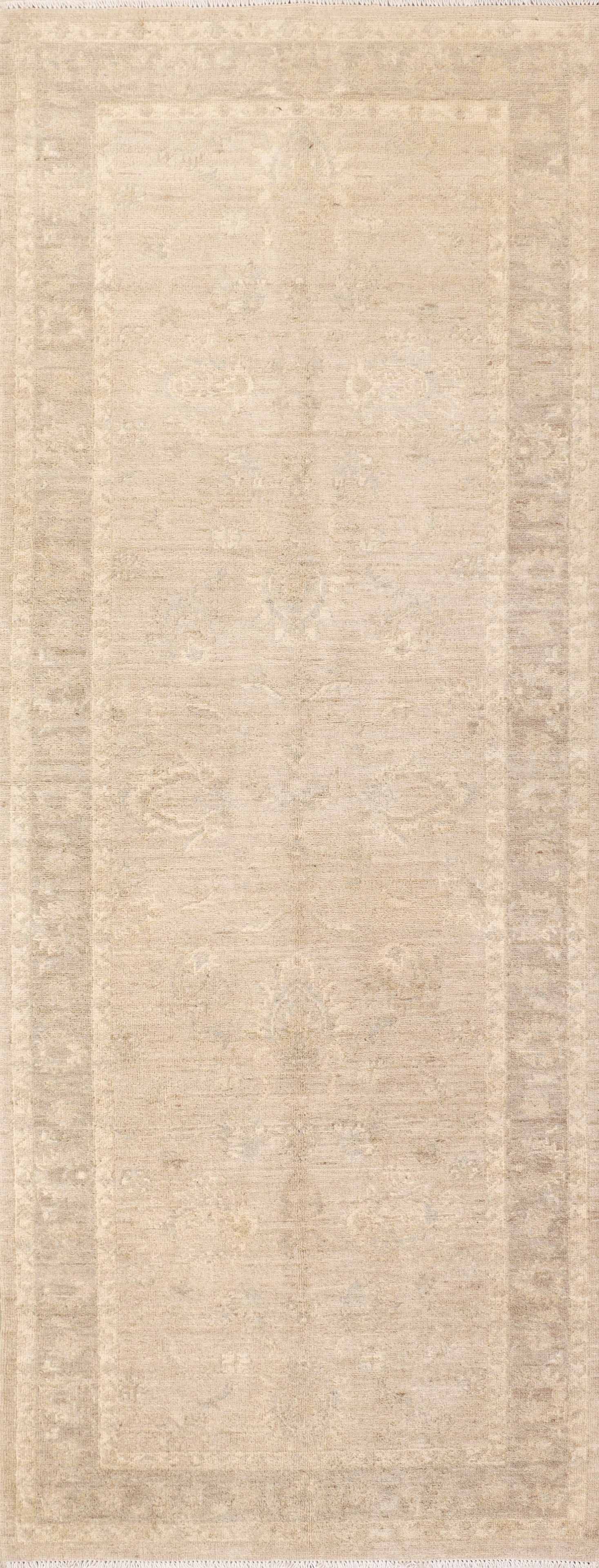 Chobi Peshawar Runner 2.11 x 7.8 ft Fine Ghazni Wool Handmade Pastel Rug: Chobi Peshawar Runner 2.11 x 7.8 ft Fine Ghazni Wool Handmade Pastel Rug Free continental US Shipping Elevate your home decor with this exquisite Chobi Peshawar Hallway Rug, expertly handwoven in Paki