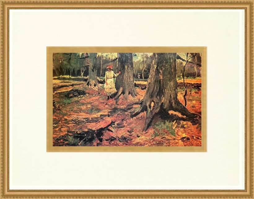 Vincent van Gogh Bois de la Hye Custom Framed Print 1992 Impressionism: Vincent van Gogh Bois de la Hye Custom Framed Print 1992 Impressionism This beautifully custom framed museum print features Vincent van Gogh's "Bois de la Hye," capturing the serene essence of Impress