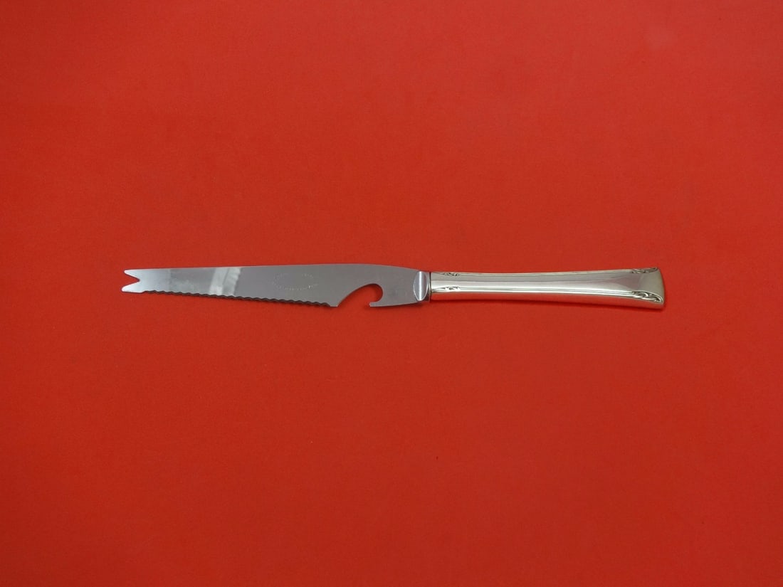 International Sterling Silver Serenity Bar Knife Custom Made 9 1/8 Inches: International Sterling Silver Serenity Bar Knife Custom Made 9 1/8 Inches Enhance your barware collection with this exquisite Serenity bar knife, crafted by International Sterling. This custom-made pi