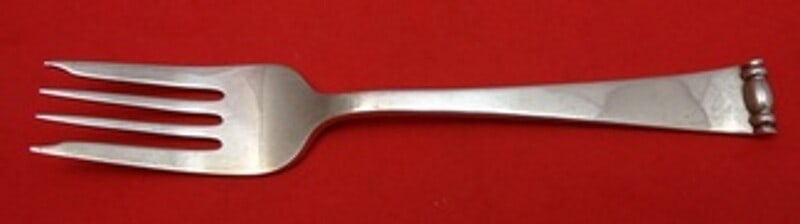 Allan Adler Modern Georgian Sterling Silver Salad Fork 4-Tine 6.5 Inch: Allan Adler Modern Georgian Sterling Silver Salad Fork 4-Tine 6.5 Inch This sterling silver salad fork from the Modern Georgian pattern by Allan Adler features a classic 4-tine design with a length of