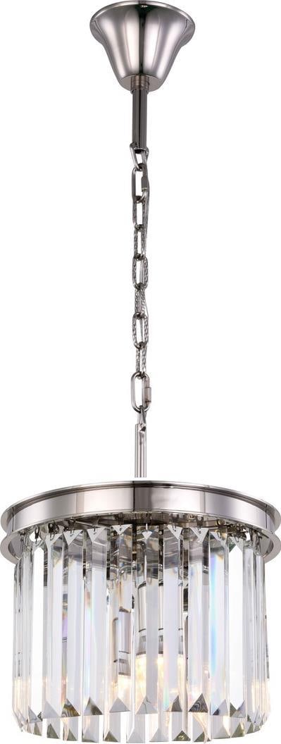 Sydney Crystal Pendant Light Modern Design Polished Nickel: Sydney Crystal Pendant Light Modern Design Polished Nickel Illuminate your space with the Sydney Crystal Pendant, a stunning blend of vintage elegance and modern design. Crafted with a polished nickel
