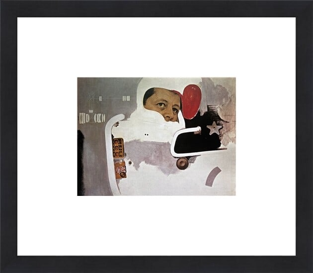 Richard Hamilton Pop Art Print Towards a Definitive Statement Custom Framed: Richard Hamilton Pop Art Print Towards a Definitive Statement Custom Framed This exquisite print titled "Towards a Definitive Statement" by renowned artist Richard Hamilton showcases a striking Pop Ar