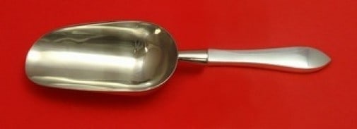 Watson Old Colony Sterling Silver Ice Scoop Custom Made Serving Piece: Watson Old Colony Sterling Silver Ice Scoop Custom Made Serving Piece This exquisite ice scoop combines functionality with elegance, featuring the Old Colony pattern by Watson. Crafted from high-quali