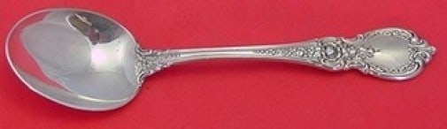 Towle Charlemagne Sterling Silver Place Soup Spoon 6 5/8": Towle Charlemagne Sterling Silver Place Soup Spoon 6 5/8" This exquisite soup spoon is crafted from sterling silver and features the elegant Charlemagne pattern by Towle. Measuring 6 5/8 inches in len