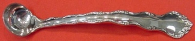 Reed and Barton Tara Sterling Silver Mustard Ladle Custom Made 4 5/8 Inch: Reed and Barton Tara Sterling Silver Mustard Ladle Custom Made 4 5/8 Inch This exquisite mustard ladle is crafted from sterling silver and showcases the elegant Tara pattern by Reed and Barton. Measur