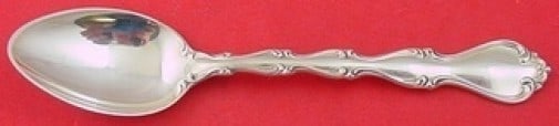 Towle Country Manor Sterling Silver Teaspoon 6 1/8 Inch Flatware: Towle Country Manor Sterling Silver Teaspoon 6 1/8 Inch Flatware This exquisite teaspoon from the Country Manor pattern by Towle is crafted from high-quality sterling silver. Measuring 6 1/8 inches, i