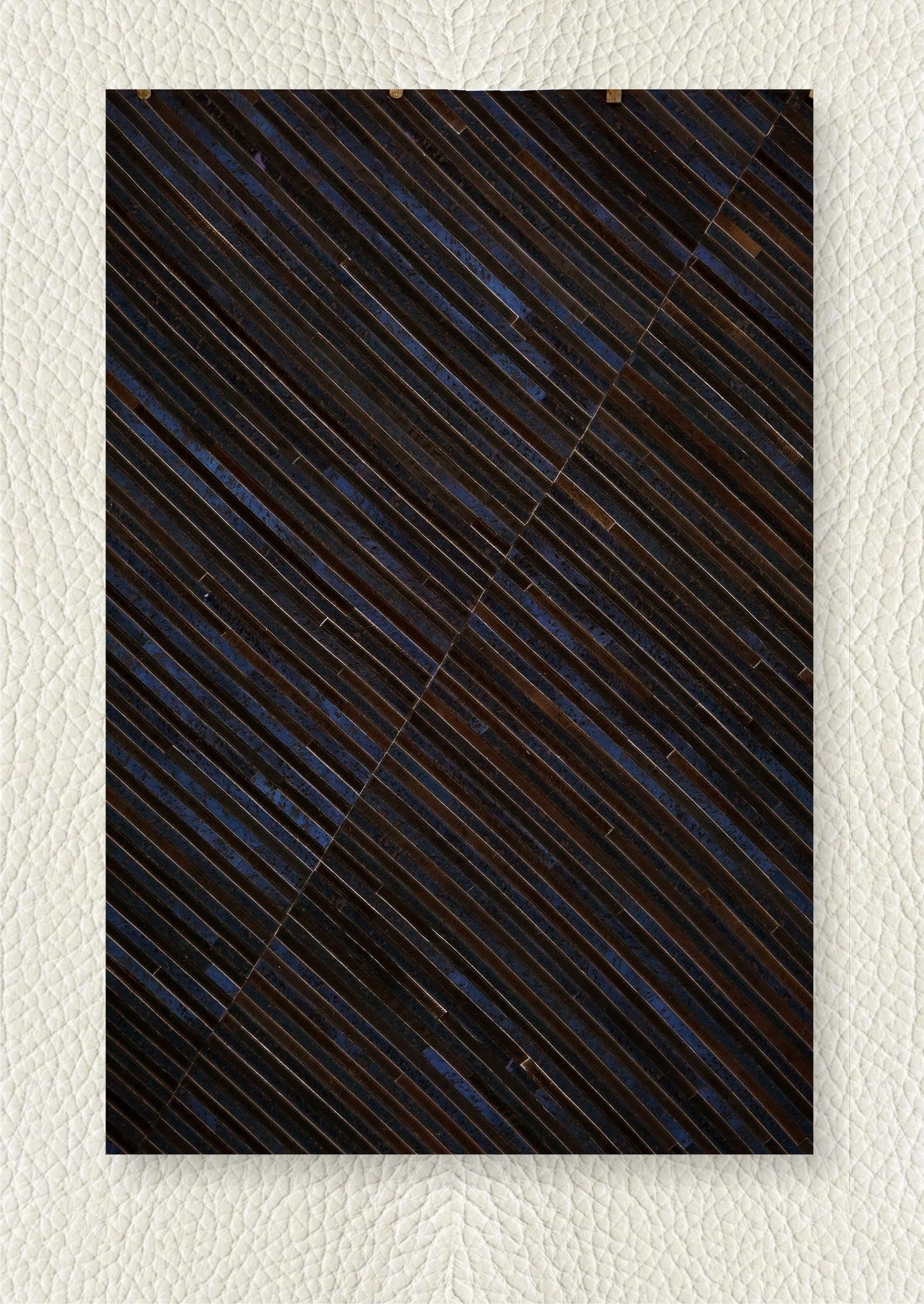 Luxury Geometric Mosaic Patchwork Cowhide Leather Rug 3FT x 5FT: Luxury Geometric Mosaic Patchwork Cowhide Leather Rug 3FT x 5FT Free continental US Shipping This luxury geometric mosaic patchwork rug is expertly handcrafted from premium hair-on cowhide leather, fe