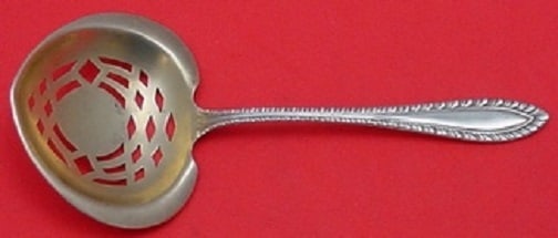 Towle Godroon Sterling Silver Gold Washed Nut Spoon 5 Inch: Towle Godroon Sterling Silver Gold Washed Nut Spoon 5 Inch This exquisite 5-inch nut spoon is crafted from sterling silver in the elegant Godroon pattern by Towle. The spoon features a pierced design